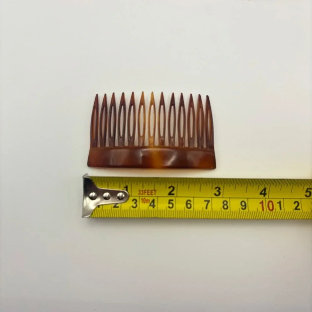 Tortoiseshell Pattern Side Hair‎ Combs Standard Petite Ornamental Hair Accessory